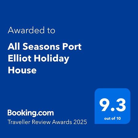 All Seasons Port Elliot Holiday House Exterior photo